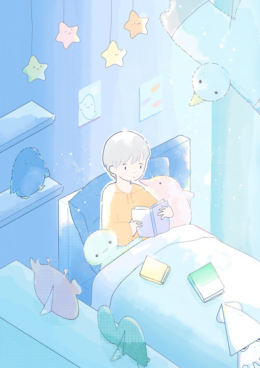 お部屋に可愛い生き物がいるイラストを描きます お部屋だけorキャラクターだけのイラストも可 イメージ2