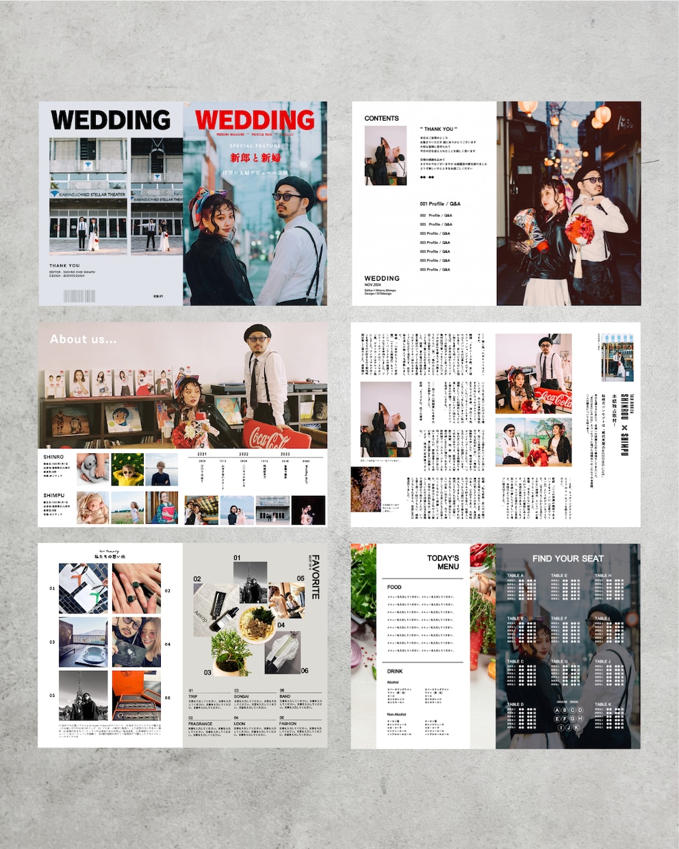 カルチャー雑誌風プロフィールブックが作れます 人と同じじゃつまらない！EYESCREAM風が簡単に！ イメージ4