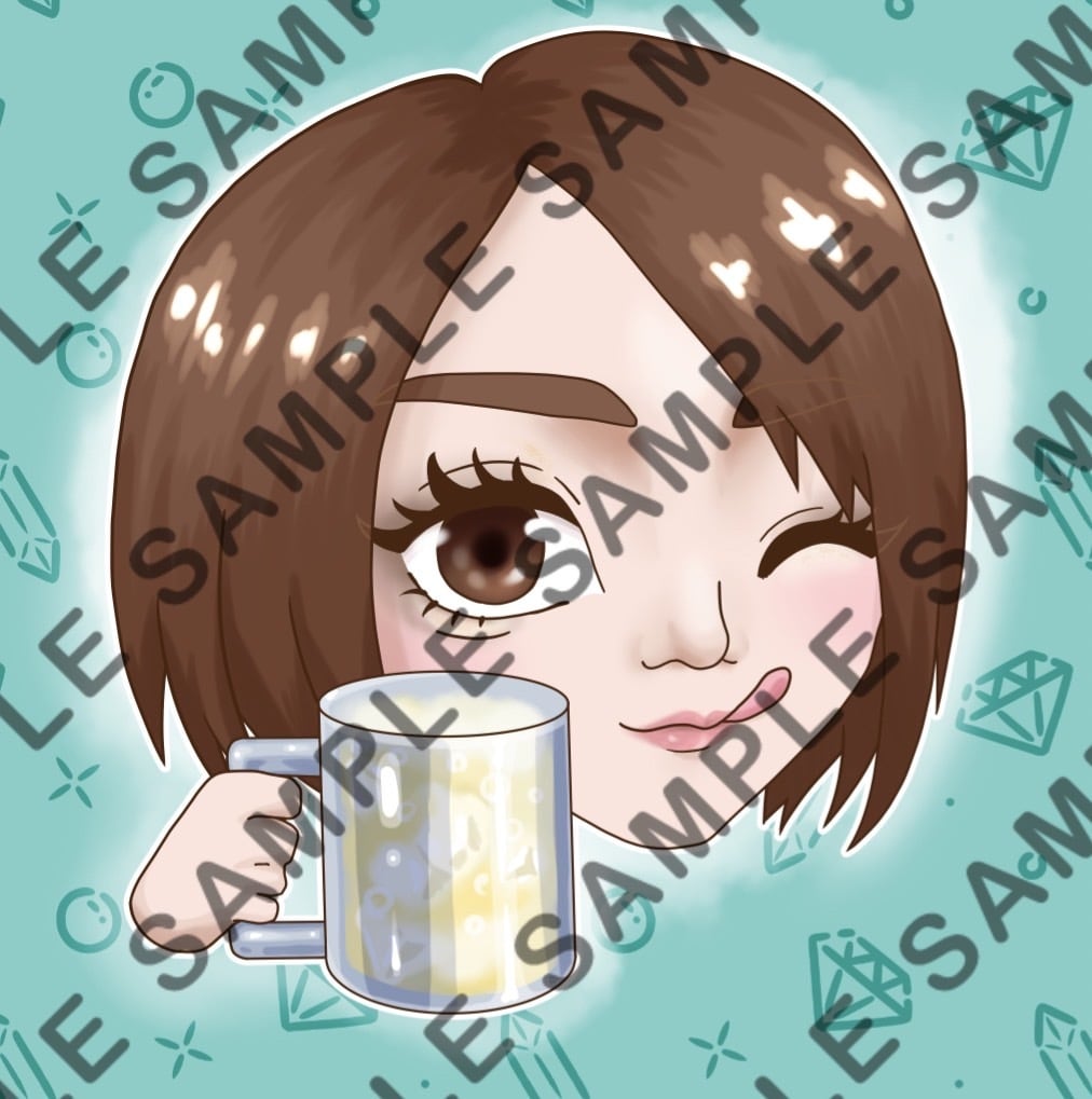 かわいいデフォルメキャラでアイコン描きます あなた用のSNSアイコン描きます イメージ8