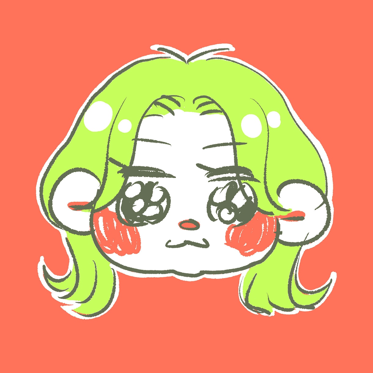 きゅるんとしたアイコン描きます SNSなどのアイコンにゆるきゅるイラストはいかがですか♪ イメージ4