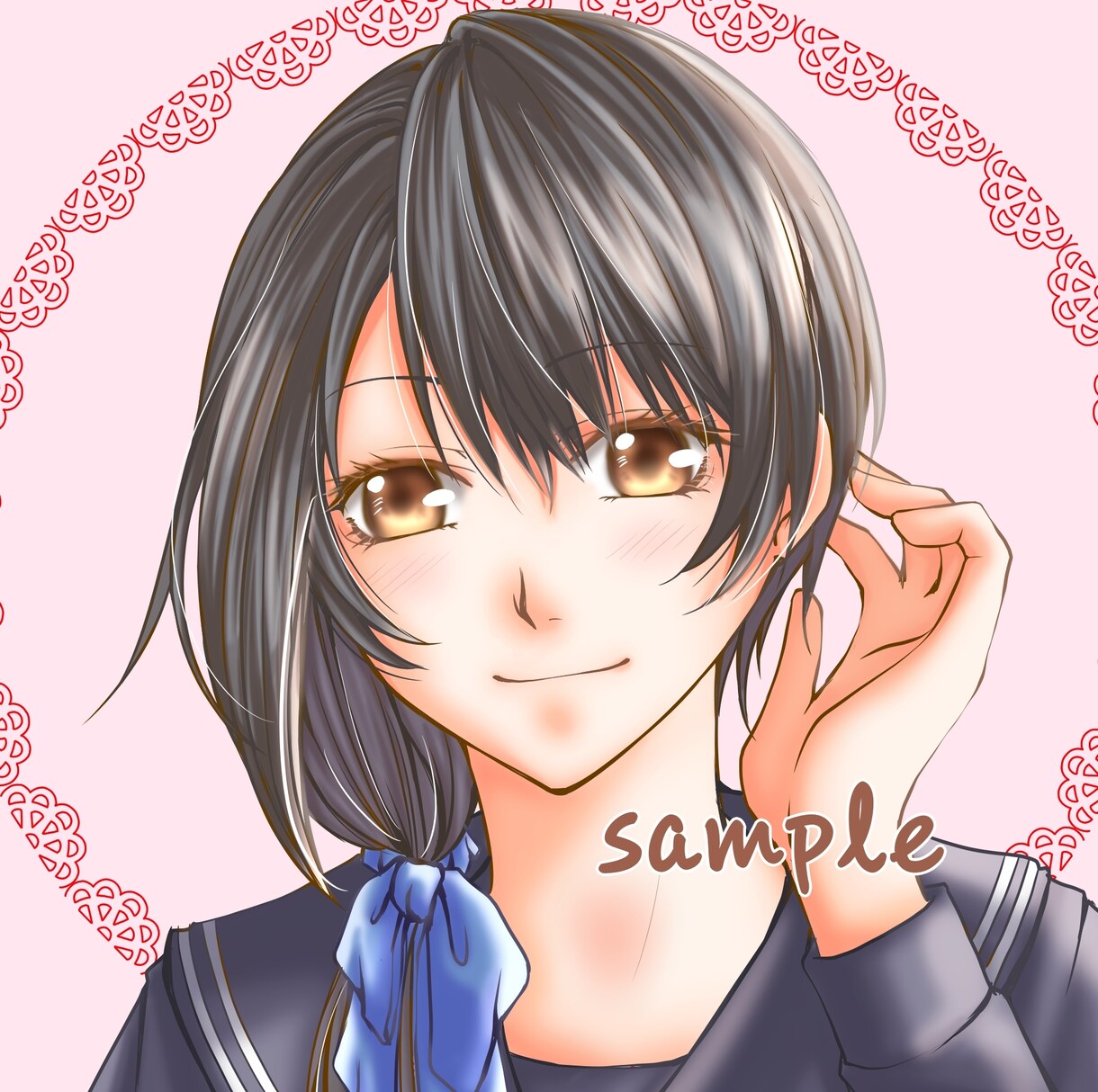 優しくて元気の出るイラスト描きます SNSで使えるキラキラして可愛いアイコンやイラスト描きます！ イメージ2