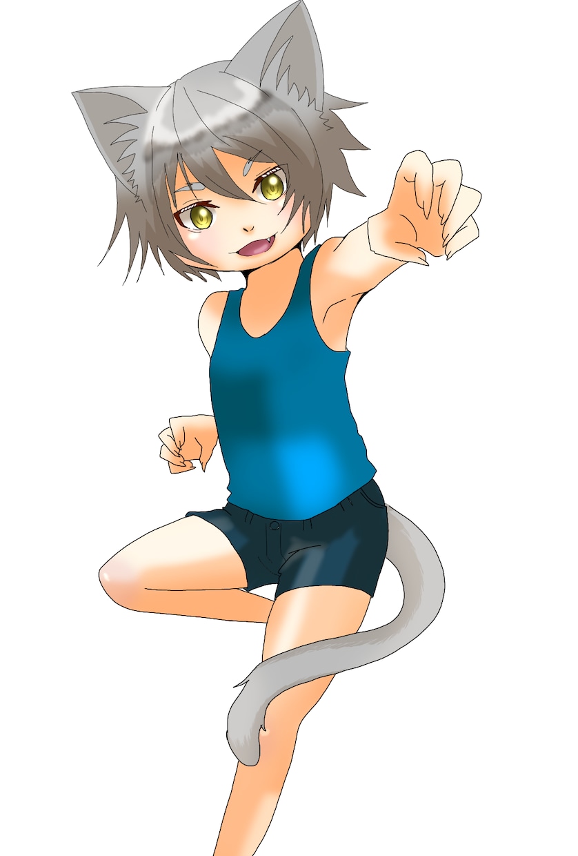 ケモミミ・尻尾ありの可愛いショタ・ロリ描きます 3日で納入！かわいいケモミミちゃん描きます！ イメージ2