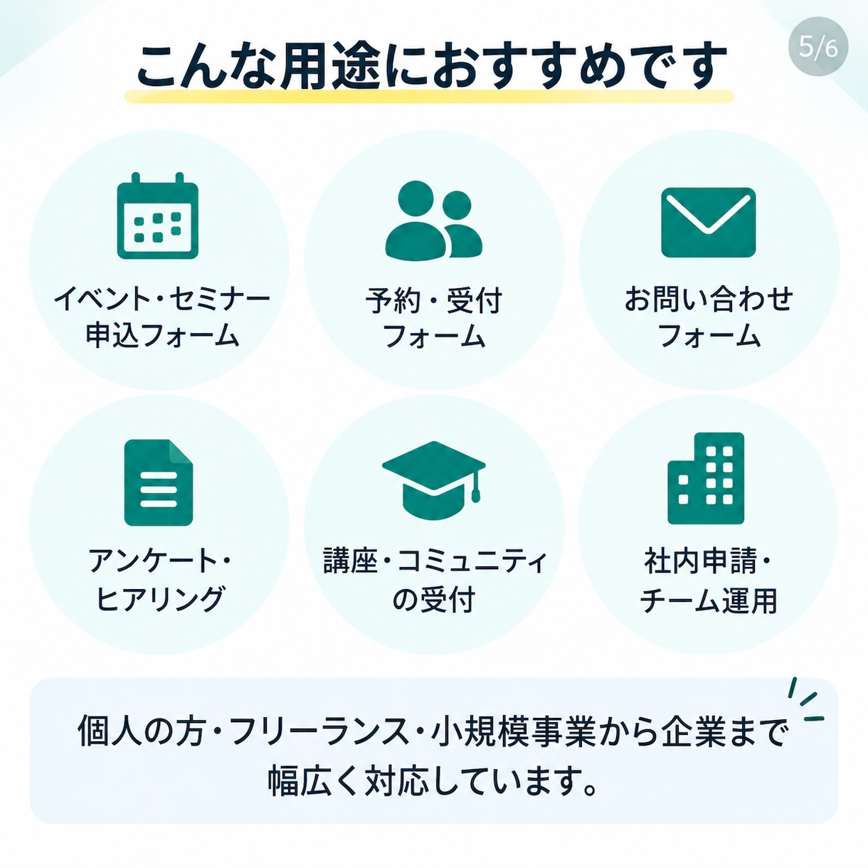 Googleフォーム＋回答管理まとめて作ります 先着3名限定3,500円｜フォーム＋回答管理まで丸投げ イメージ5