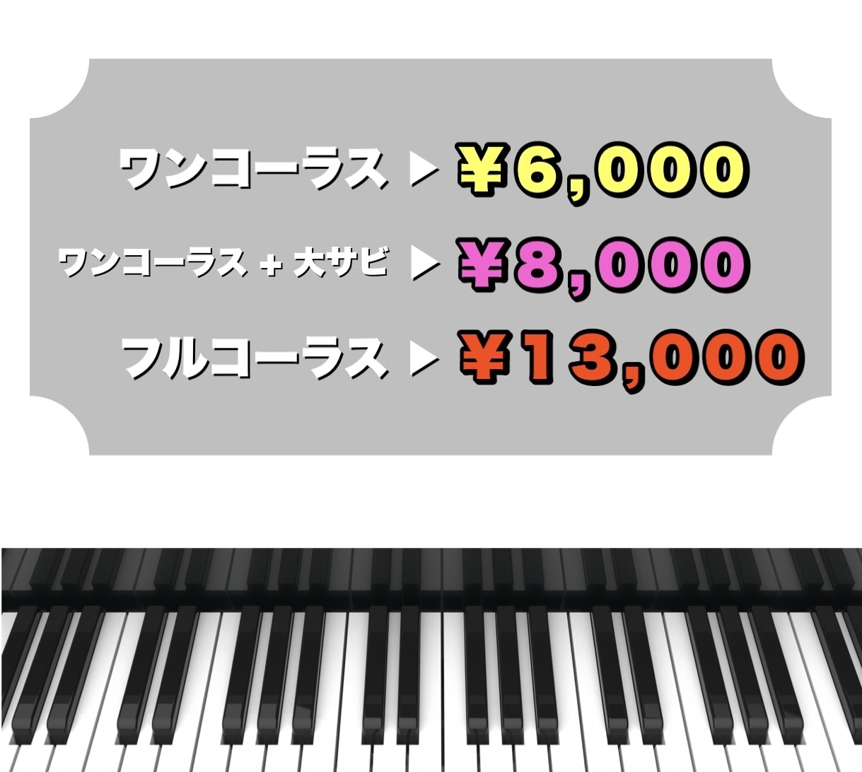確かな耳でカラオケ音源を制作します 私にしか聞こえない音を提供します イメージ2