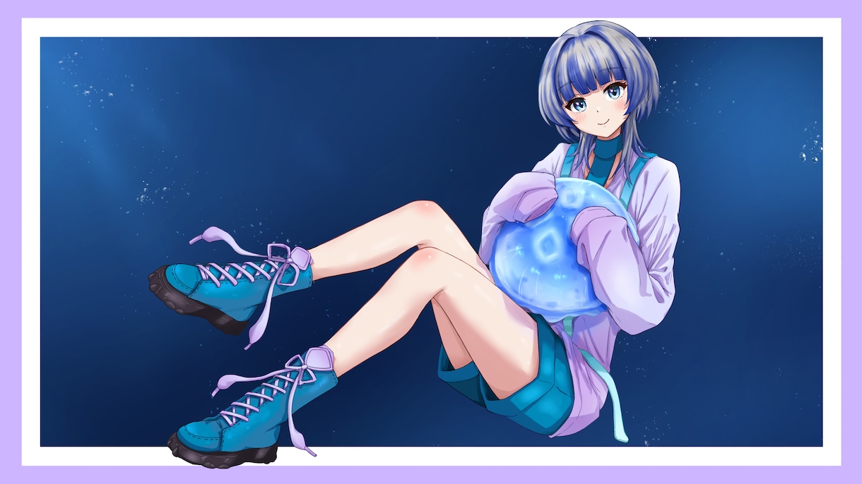 配信者様のご希望に沿った可愛いイラストを描きます Vtuber、配信者様が使いやすいサムネやアイコン立ち絵など イメージ1