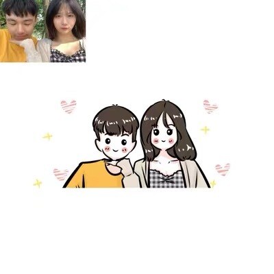 シンプルな似顔絵イラスト描きます ☆アイコンや名刺、ブログなどに！ イメージ4