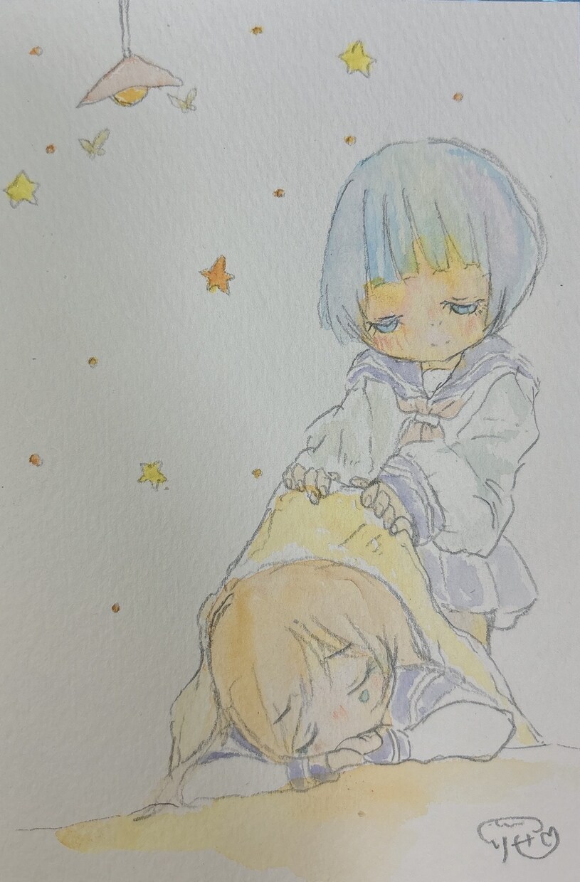 ポッキリ2000円理想の少女を描きます セーラー服の達人がアナログ原画であなただけの少女を描きます！ イメージ3