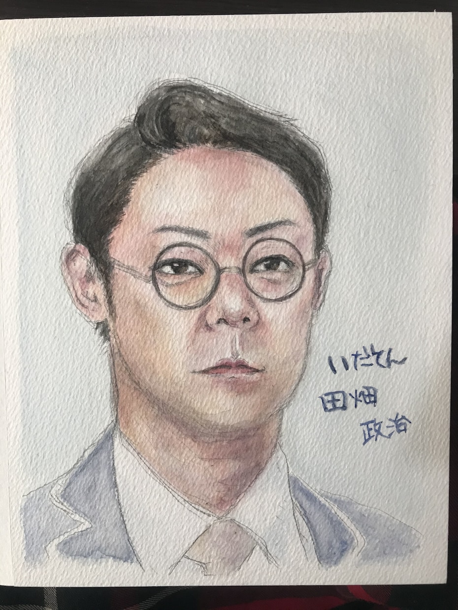 あなたの似顔絵を水彩で描きます 水彩紙にアナログで描く世界に１つだけの似顔絵 イメージ6