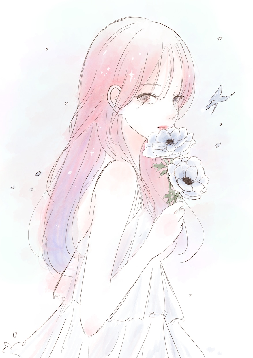 かわいいイラスト作成致します アイコン・ヘッダー・サムネイル等女の子を可愛くお描きします！ イメージ10