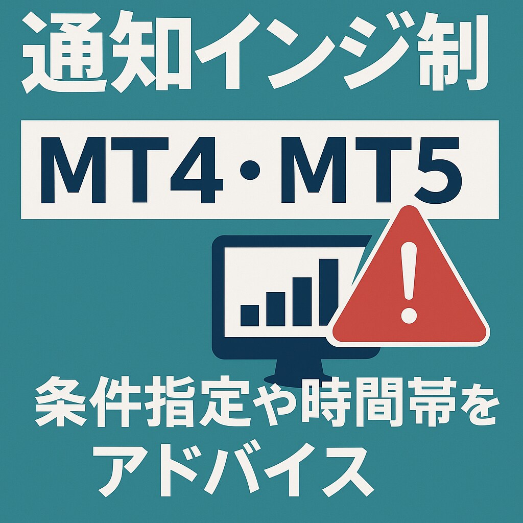 MT4/MT5の通知インジを制作します ご希望の条件に合わせたアラート用インジを作成します イメージ1