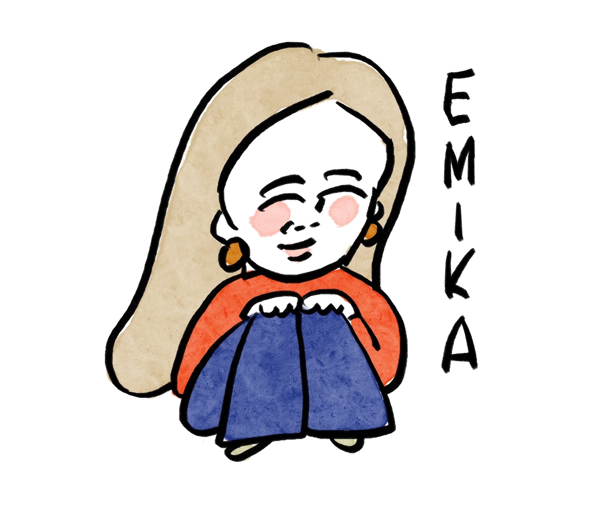 キャッチーなポートレート描きます くっきりポップなイラストで印象的に！ イメージ9