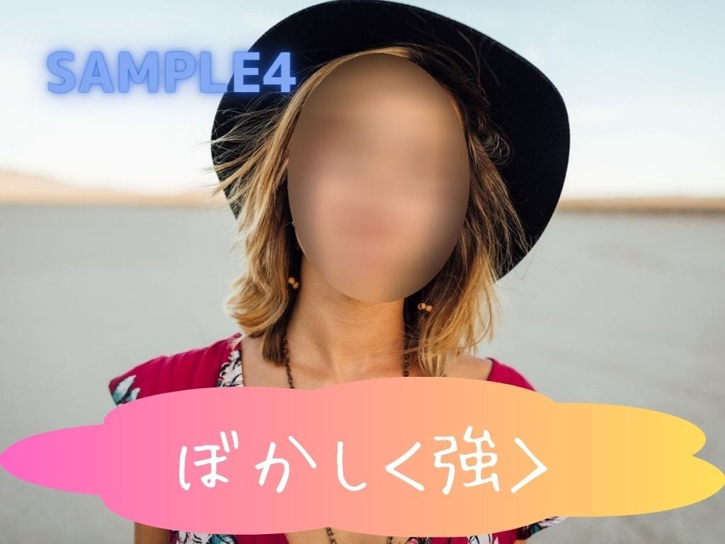 プライバシー保護に!!モザイク★ぼかし加工承ります お好みのモザイク濃度に調整します イメージ5