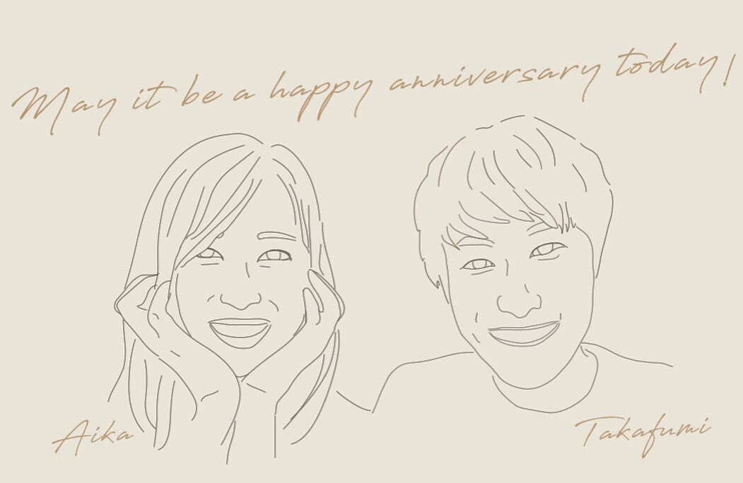 オシャレ似顔絵書きます 単色シンプル似顔絵、お祝い、プレゼント、結婚式DIY等に。 イメージ5