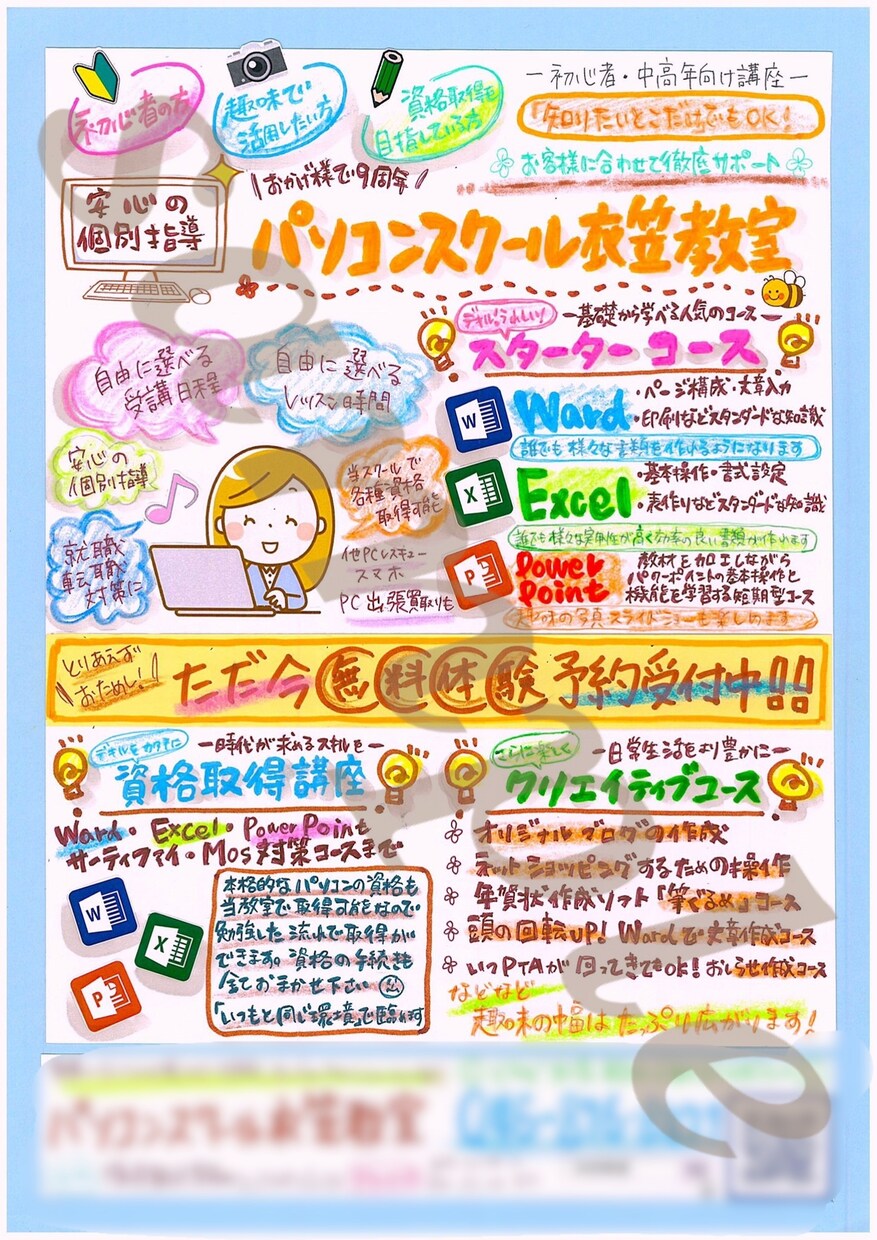 売上アップにつながる手描きPOPの製作承ります 【ココナラ限定価格】チラシや構成等もお任せ下さい イメージ2