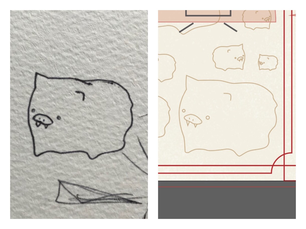 あなたの写真やイラストをパス化します 写真や手描きのイラストをパス化してデータ化します。 イメージ2