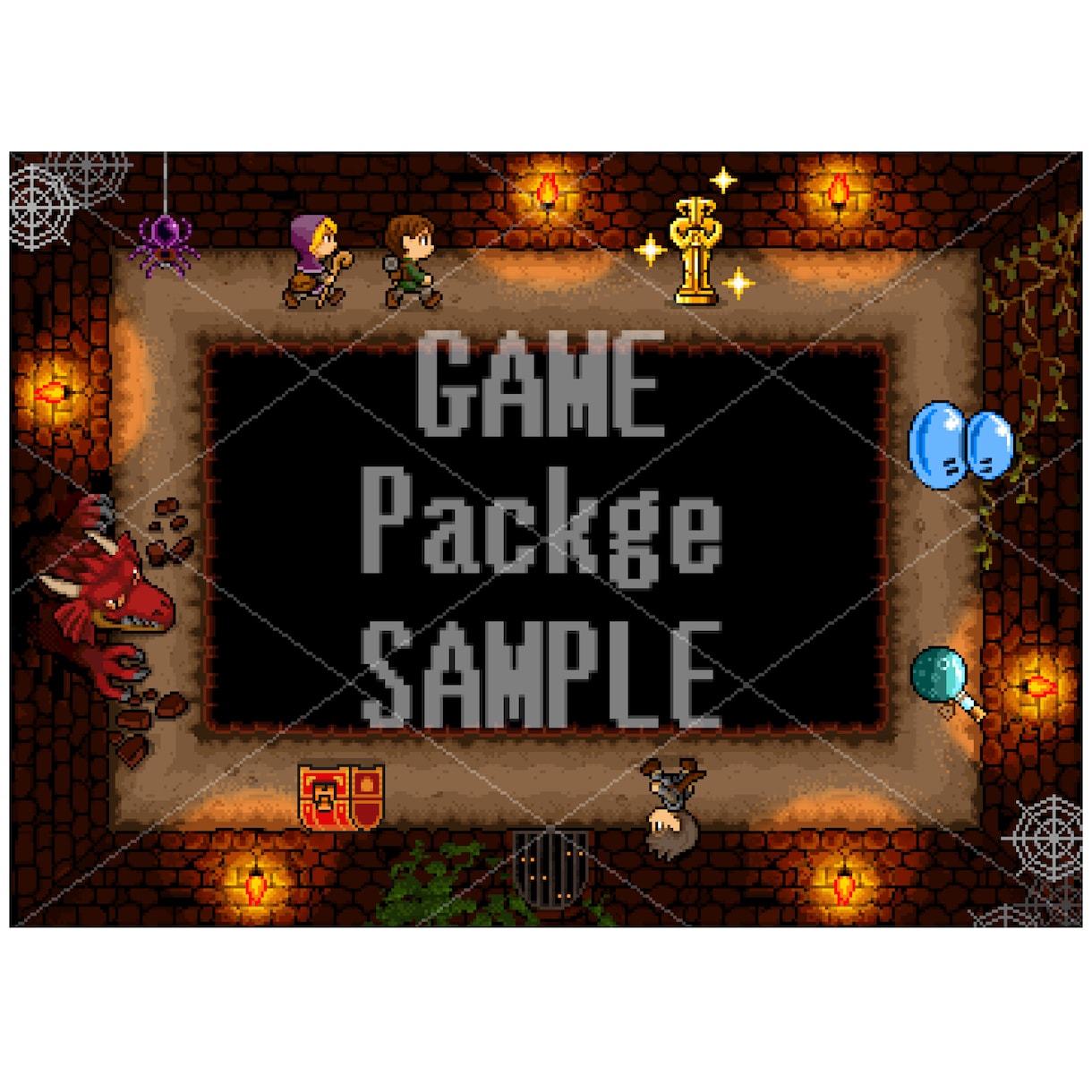 大きいサイズのドット絵をうちます もとゲーム会社ドッターがレトロなドット絵を作成します。 イメージ7