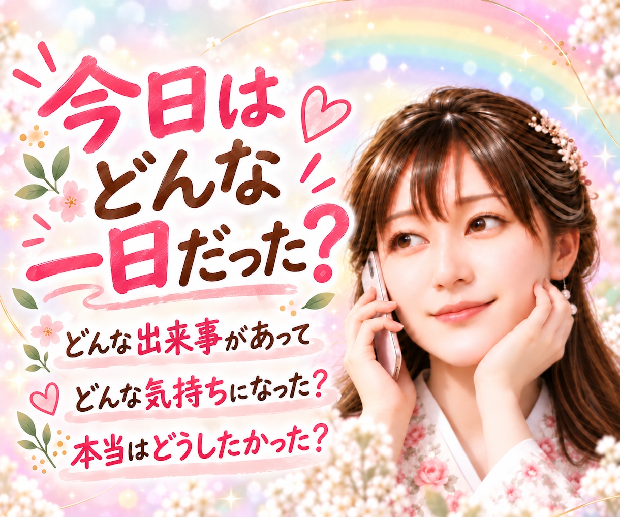 元保健室の先生が自分を大切にする時間に寄り添います あなたの今日はどんな1日だった？を聴かせてください♡ イメージ2