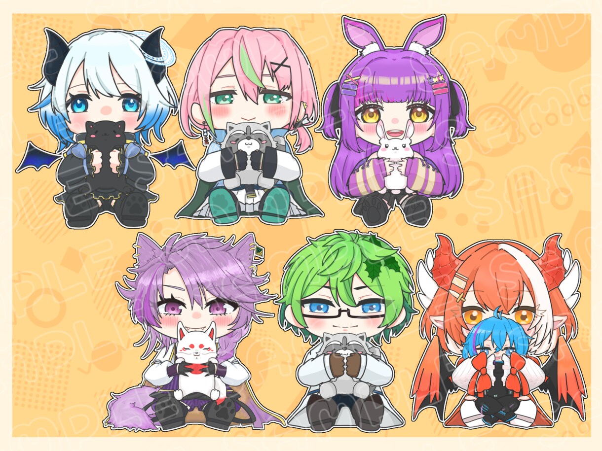 あなたのためのイラスト描きます かわいいキャラクターを御提供します イメージ1