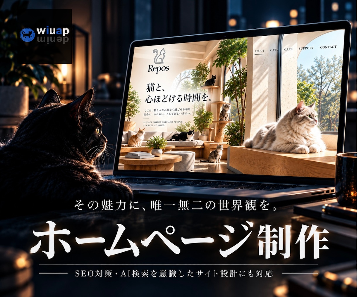 唯一無二の世界観でホームページを制作します 事業の想いと魅力を引き出す、完全オリジナルデザイン イメージ1