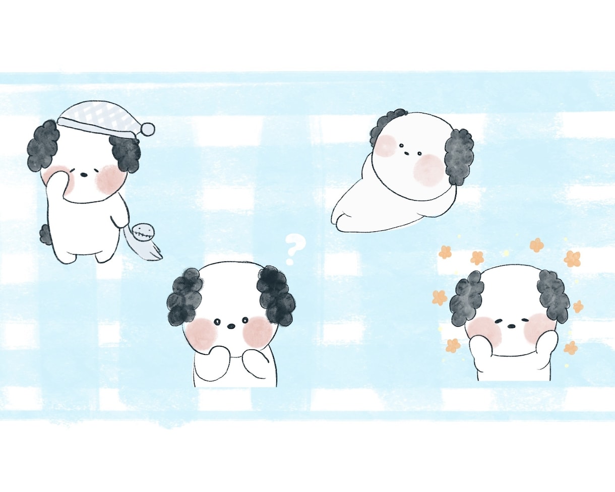 ゆるくて可愛い動物のイラストを描きます アイコンなどに使えるゆるい動物イラストを描きます イメージ3