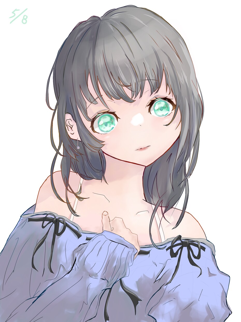 女の子アイコンイラスト描きます イメージカラー、髪型、性格から、描きます。 イメージ2