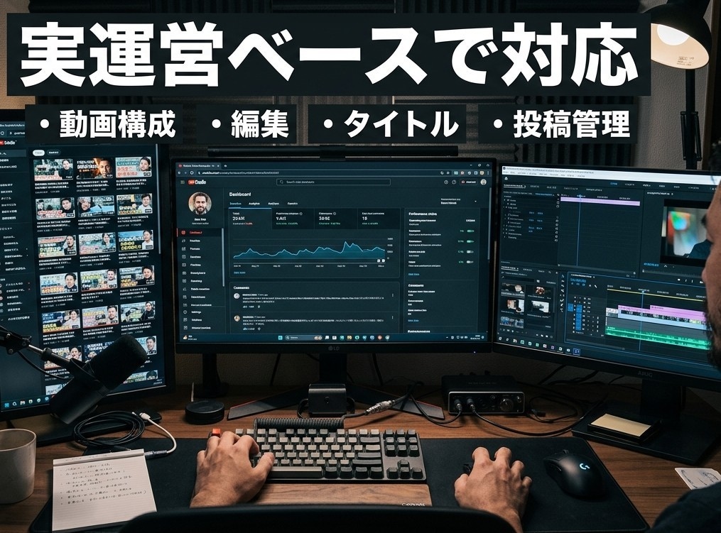30ch収益化済運営者がYouTube相談します 実体験で得た知識や経験で改善提案します イメージ8