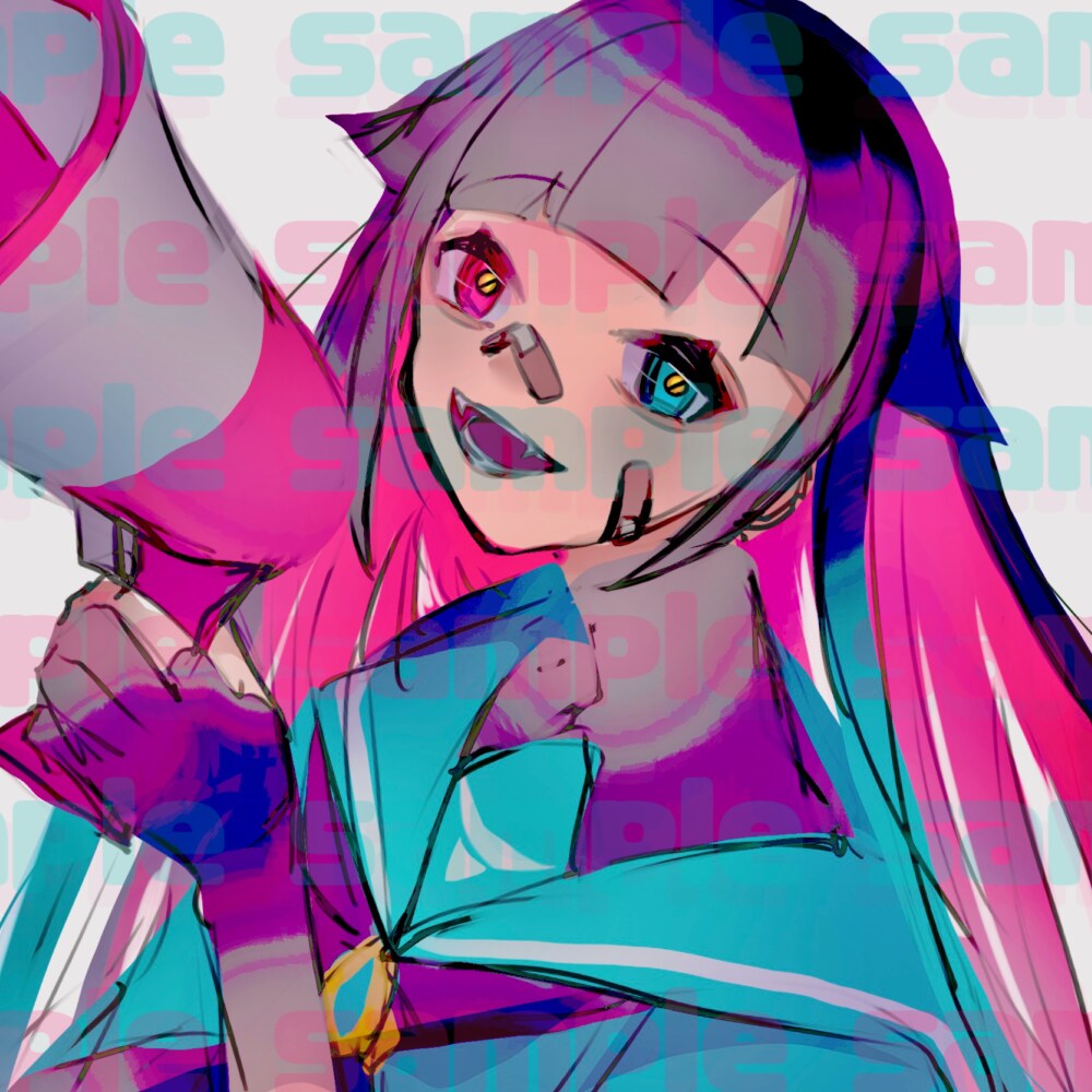 500円〜！カッコ可愛いアイコン用イラスト描きます 中性的な少年少女のアイコンが欲しい方へ！ イメージ5