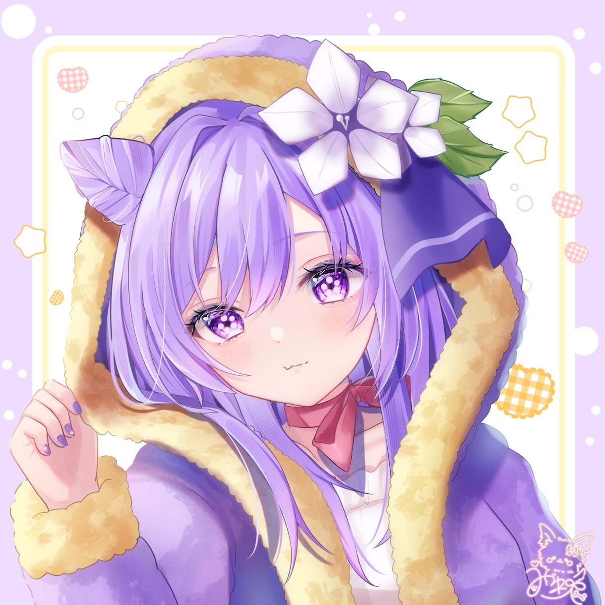 可愛いアイコンや動画、グッズ用のイラストかきます キャラデザ、パーツ分け等ご要望に幅広く対応致します！ イメージ1