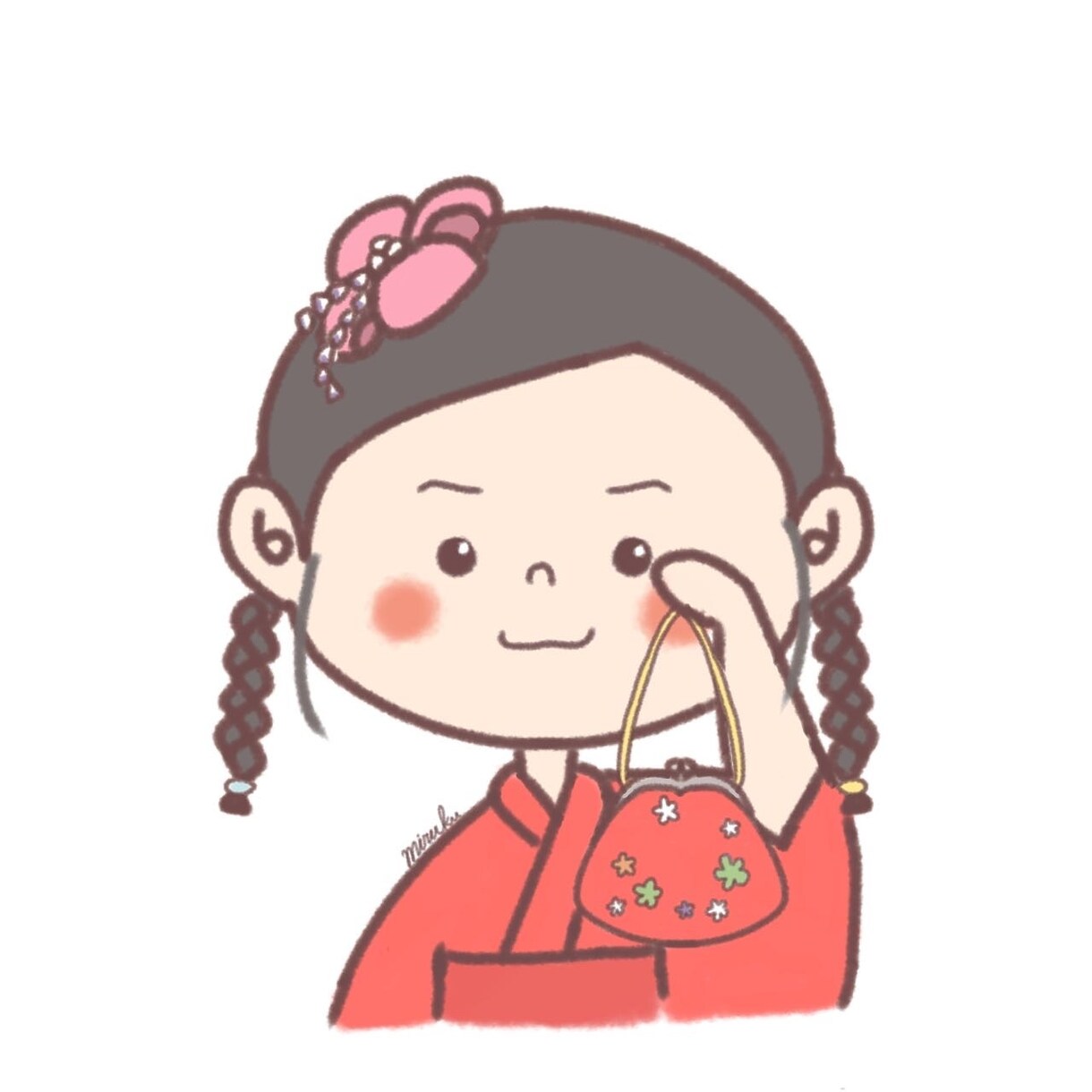 アイコンにも使えるゆるっとイラストをお届けします 愛犬や家族をイラストにすることができます！ イメージ5