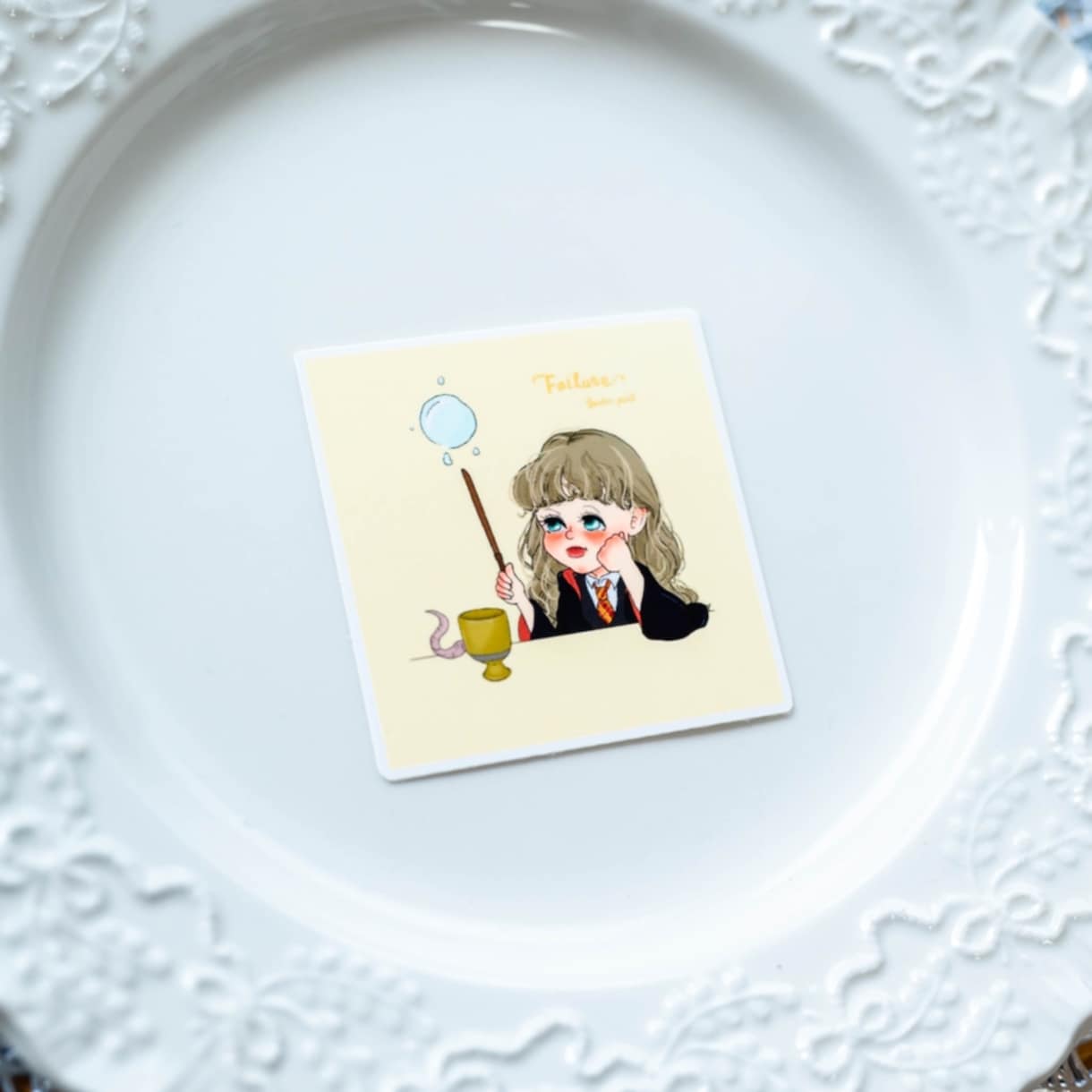 ゆるふわ可愛い魔法少女のステッカーます スマホケースの中やお気に入りの物に晴れちゃう イメージ2