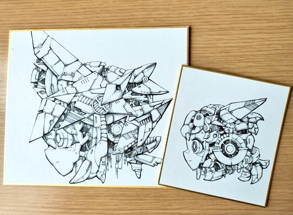 機械チックなペン画描きます ゴチャゴチャしたした格好よさを イメージ3