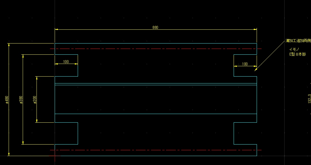 機械図面（PDF・手書）を2DCADトレースします 機械図面（A3A4）専門のCADトレース イメージ4