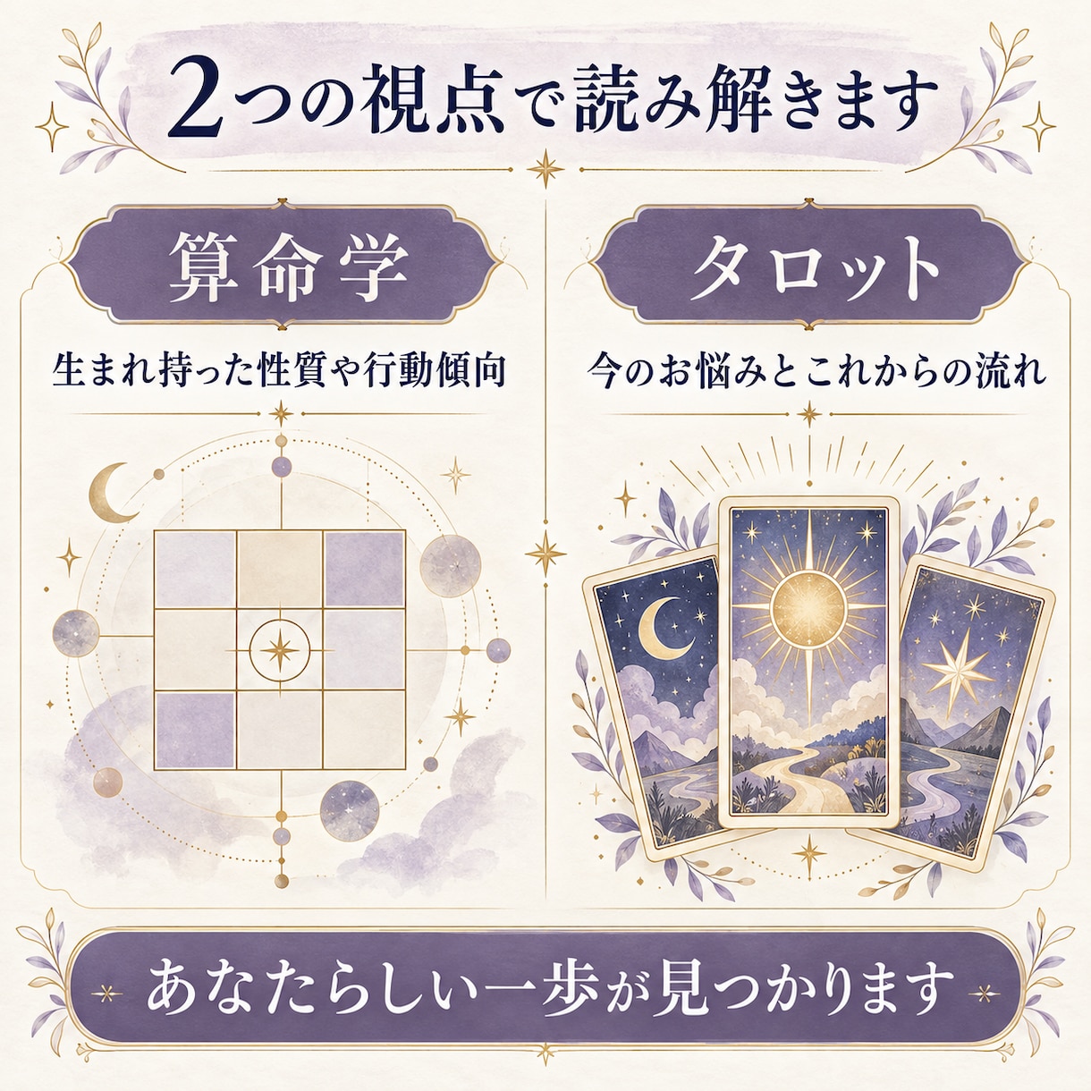 セール中！算命学とタロットでお悩みを読み解きます あなたらしい次の一歩を探します。最短3時間納品 イメージ2