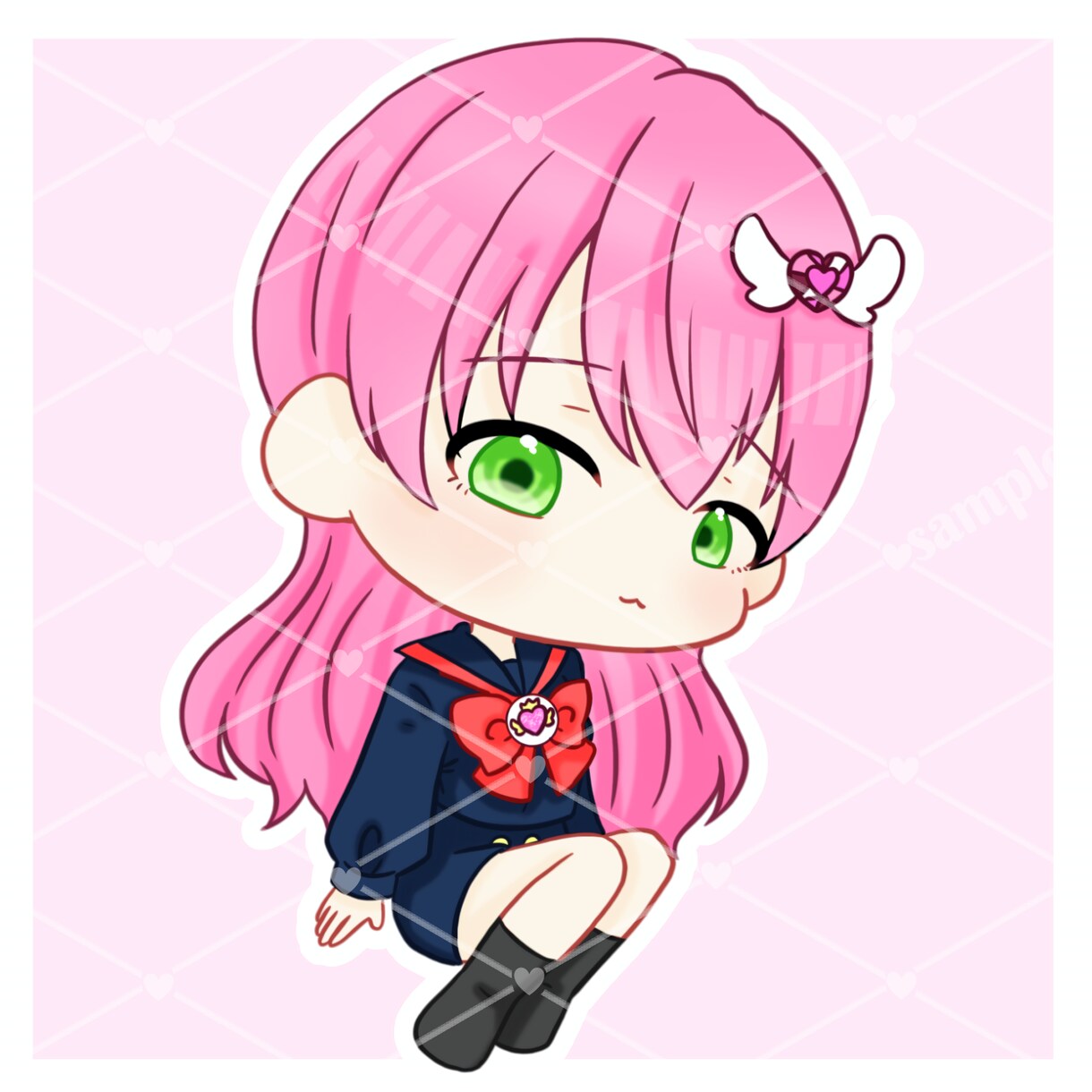 もちっとかわいいアイコン描きます 商用利用できるもちもちなSDイラスト イメージ7
