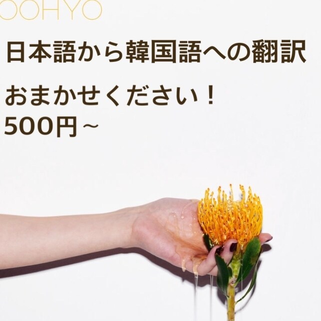 日本語から韓国語への翻訳を即レスで承ります SNS〜動画まであらゆる場面での翻訳はお任せ！ イメージ1