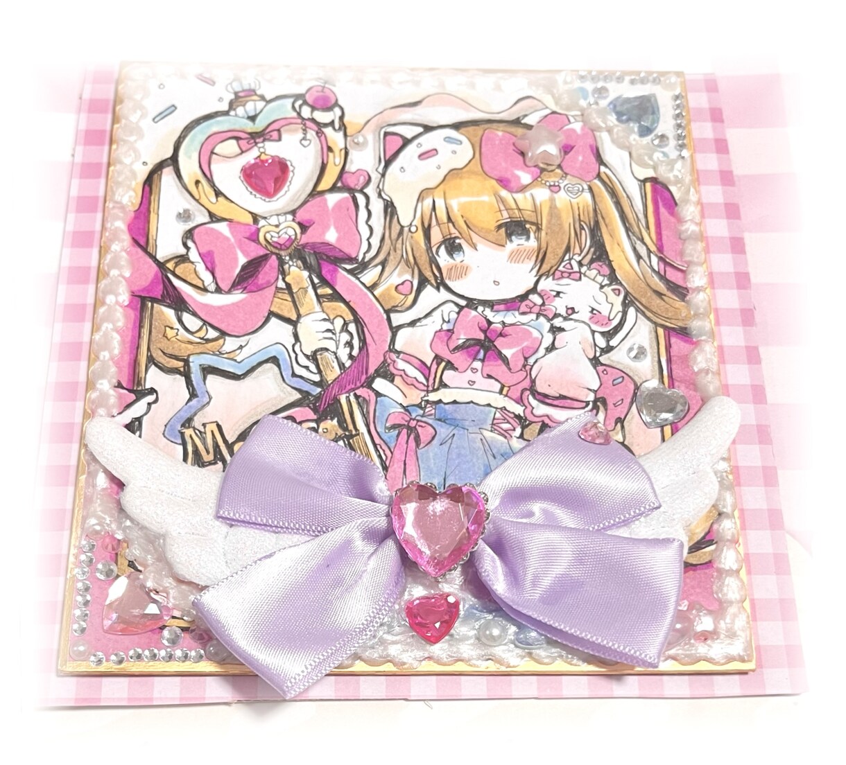 ファンシーなアナログ色紙作成します 現品発送！豆色紙から大色紙まで♪ イメージ5