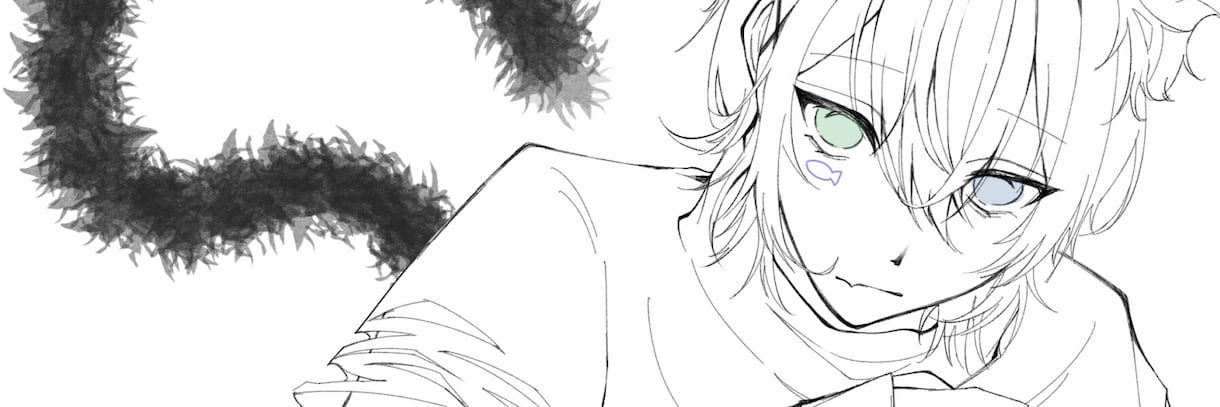 お手頃な価格でイラスト制作いたします 中世的なキャラクターが得意です。他でも大歓迎です！ イメージ2