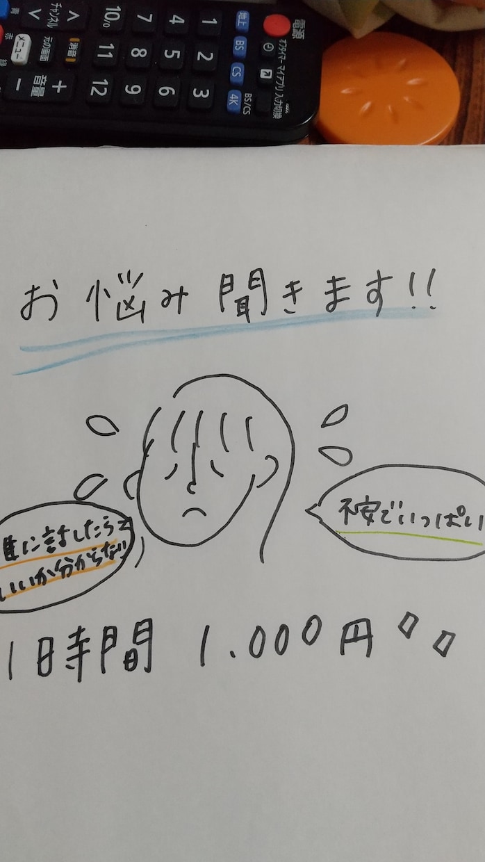 統合失調症、不安症の方お話聞きます 1時間話し放題です。何のお話でもお聞きします！ぜひ。 イメージ2