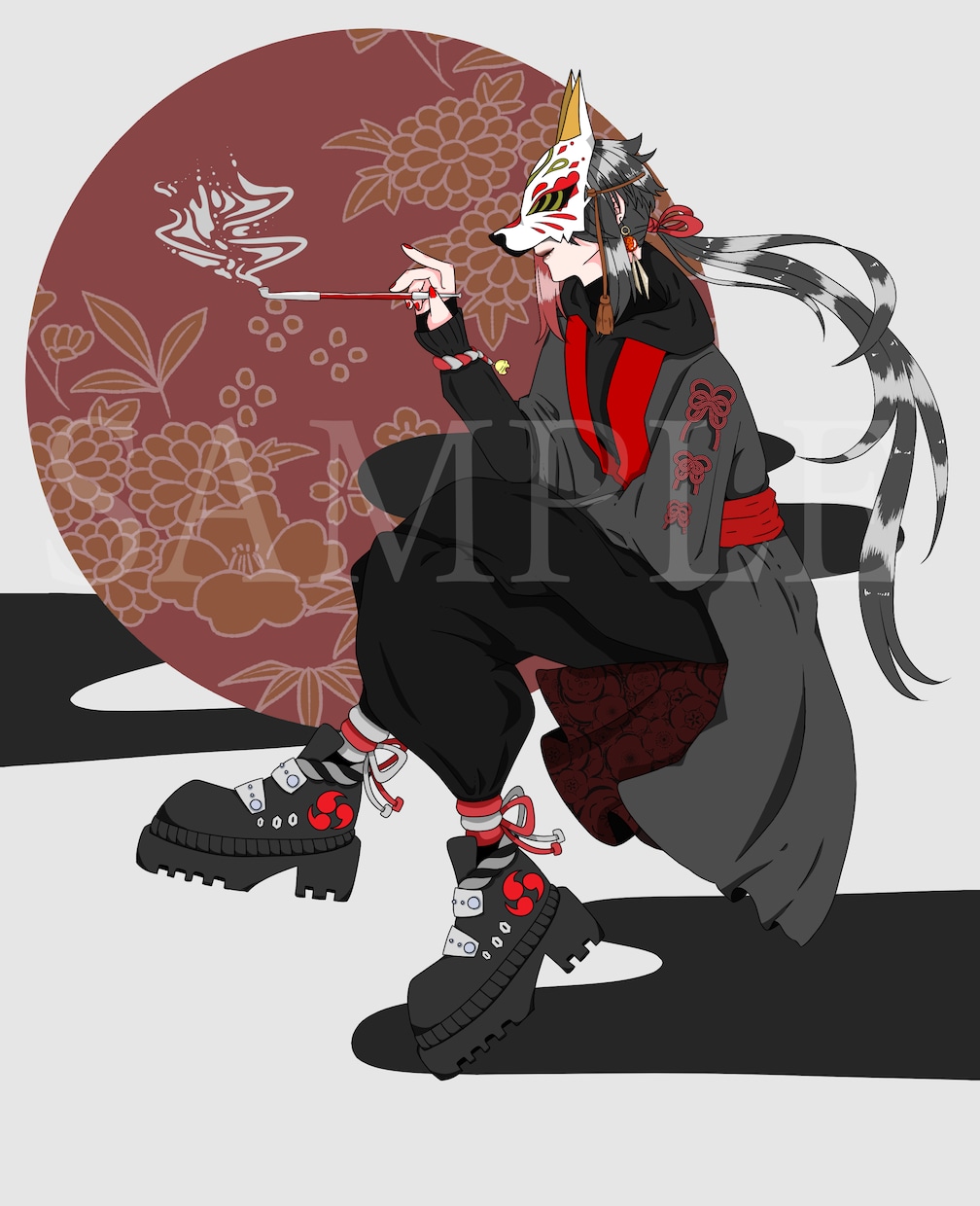 はっきりした線画でイラスト作成いたします 動画のサムネや立ち絵、アイコン等にどうぞ！ イメージ1
