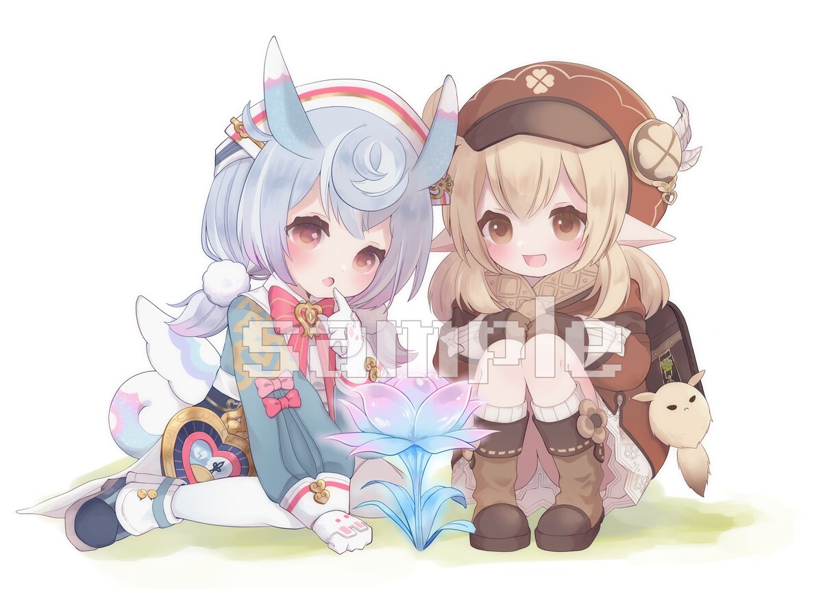 かわいい女の子のアイコン描きます SNS用のアイコン探してる方へ イメージ1