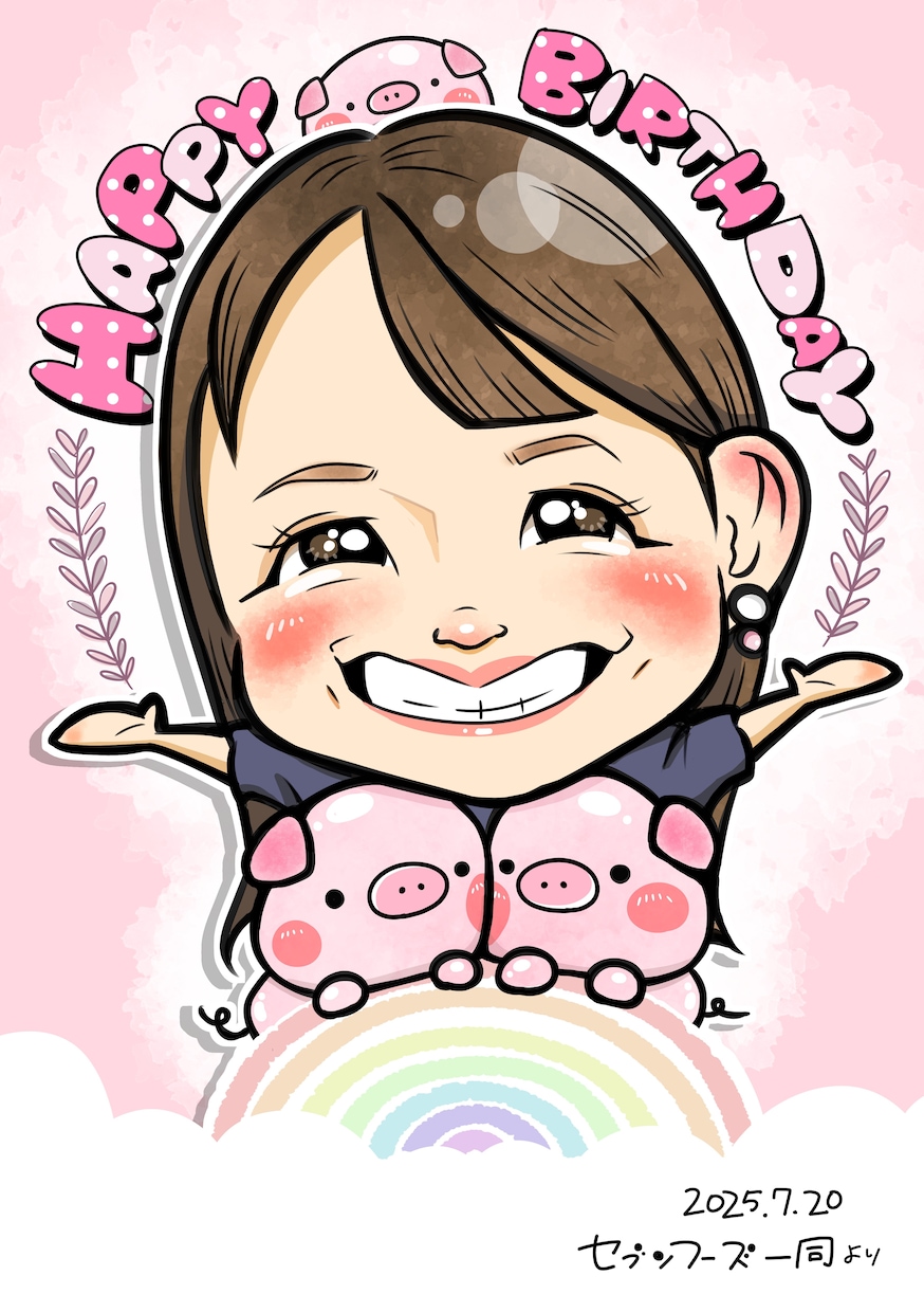 心温まる似顔絵描きます AIにはない!?心で描くあったか似顔絵です⸝⋆ イメージ3