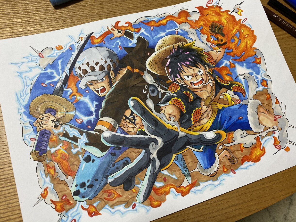 デジタルでツーショット似顔絵イラストを描きます 安く手軽に似顔絵を！いかがですか？ イメージ3