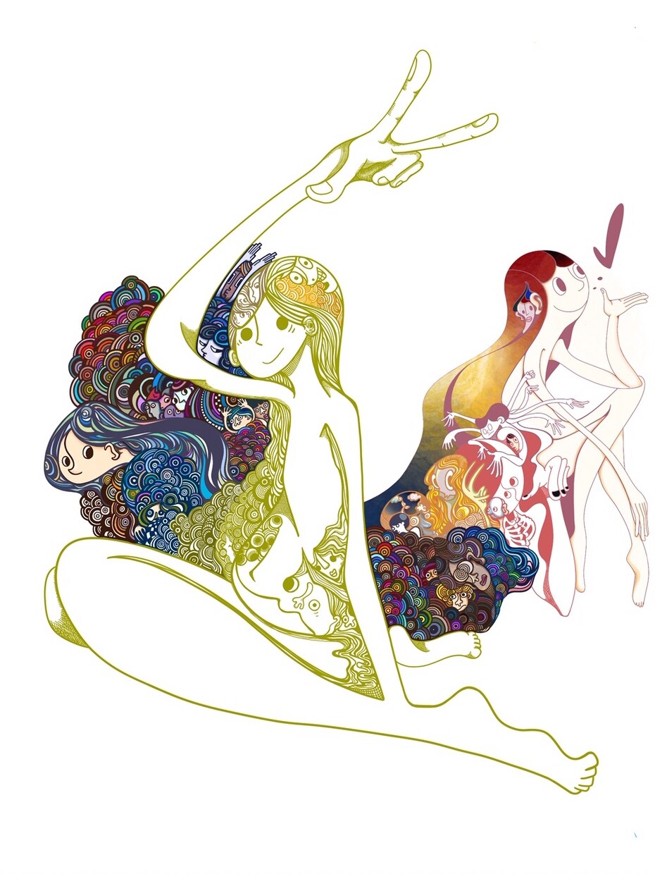 イメージのイラストを描きます。ます 独特な色使いで他とは違う作品です。 イメージ2