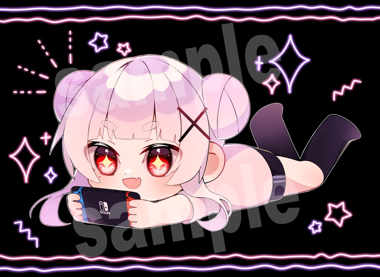 ご希望通りの可愛いデフォルメイラストお描きします SNSのアイコンやヘッダー、サムネイル、動画用、観賞用等に イメージ10