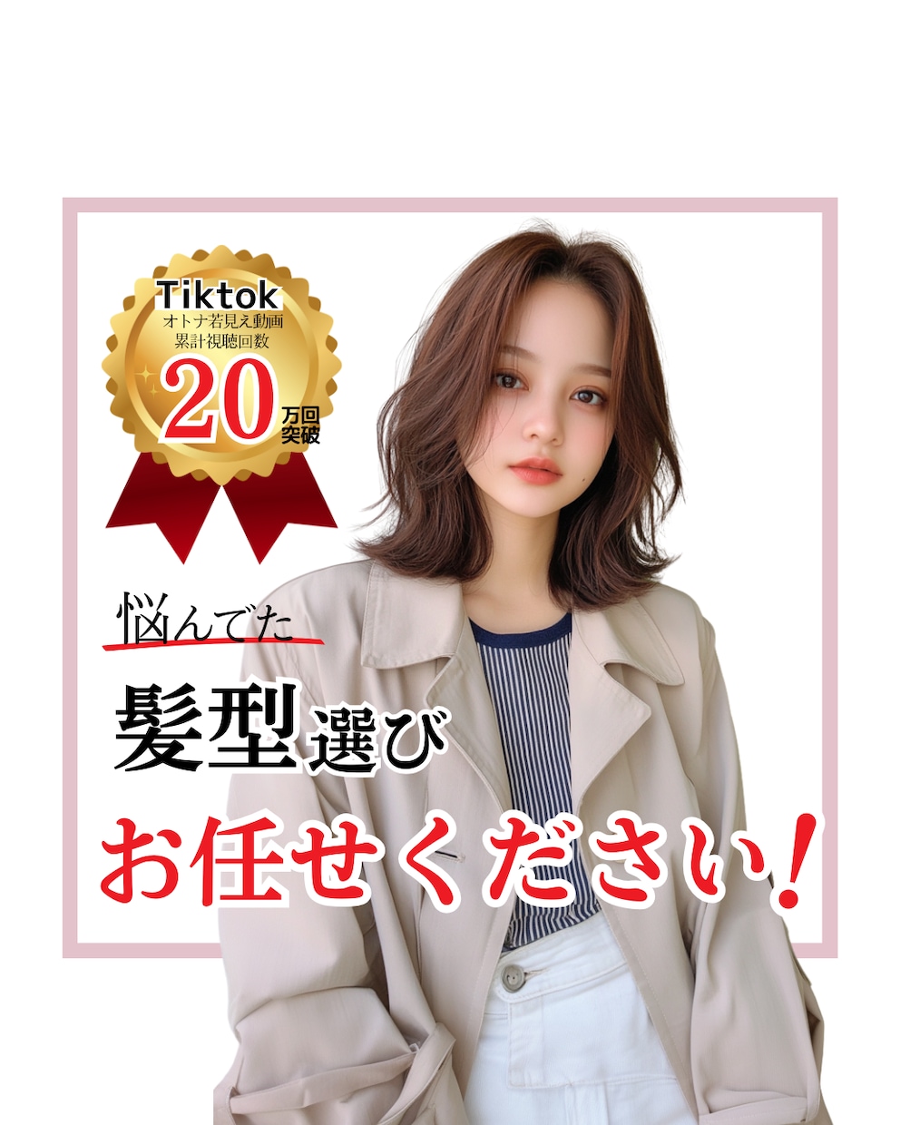 オトナ女性限定・若見えできる髪型提案します 扱いやすさ＋自分でも出来る＋評判がいい”髪型提案サービスです イメージ1