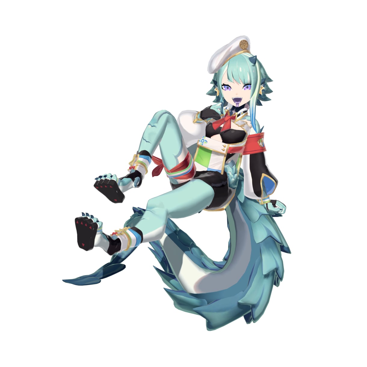 Vtuber美麗フルスクラッチ3Dモデル制作します 2Dそっくりで美麗＆ハイポリ気味の3Dモデル制作します イメージ7