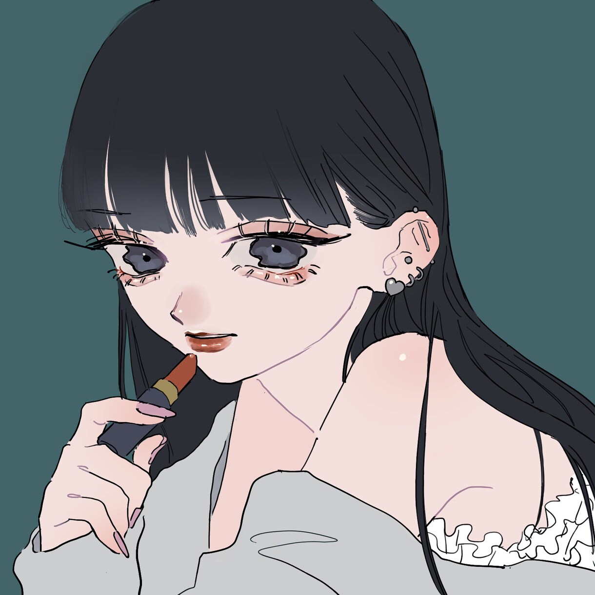 可愛くておしゃれなSNSアイコン制作いたします かわいい系からモード系、地雷系まで承ります！ イメージ3