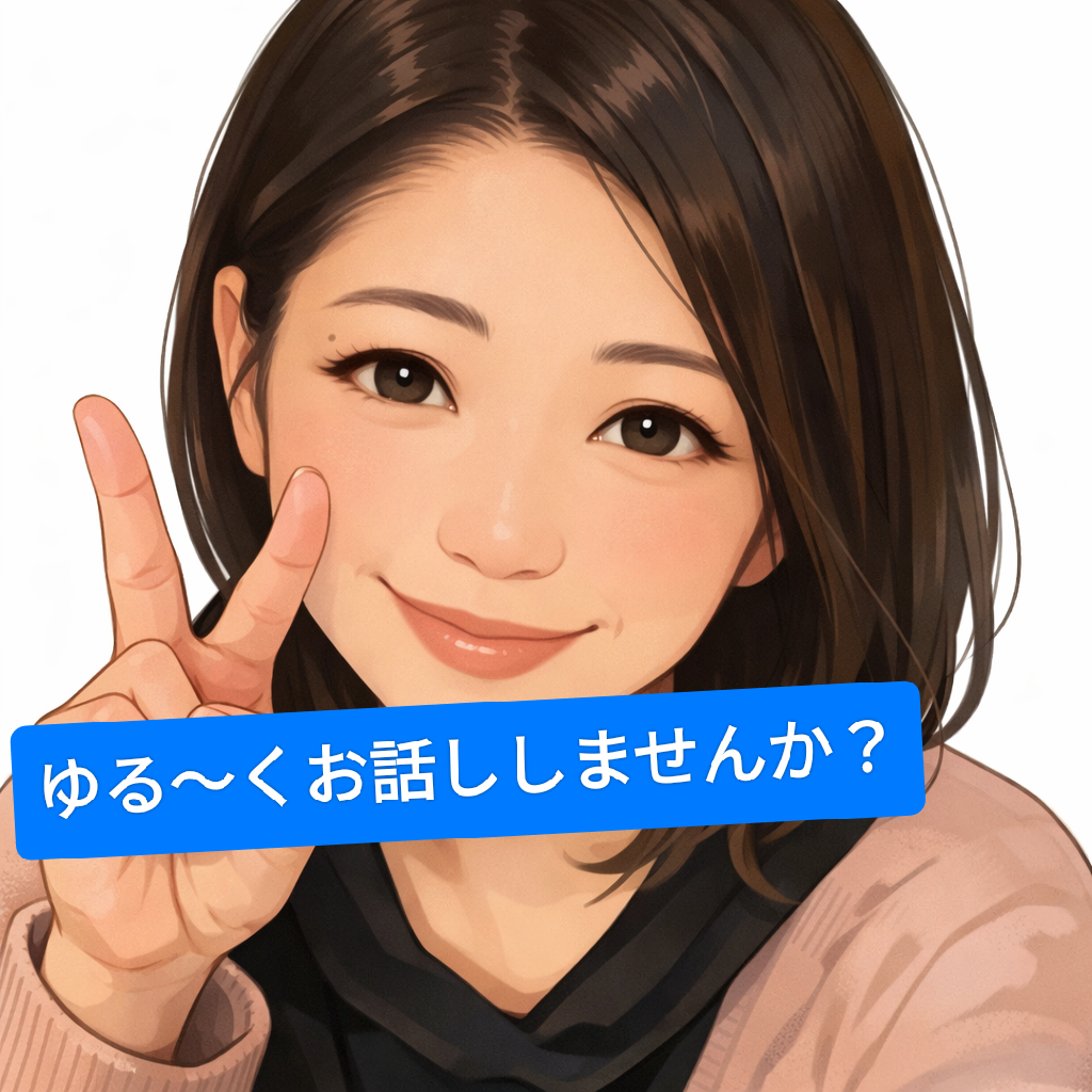 1日ゆるくチャット！考えすぎてる人、話聞きます モヤモヤしてること、ゆっくり話しながら一緒に整理しませんか？ イメージ1
