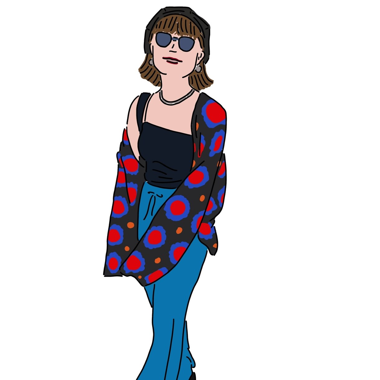 ポップでお洒落なイラスト、似顔絵描きます SNSアイコンや壁紙、オリジナルTシャツなどにおすすめ！ イメージ7
