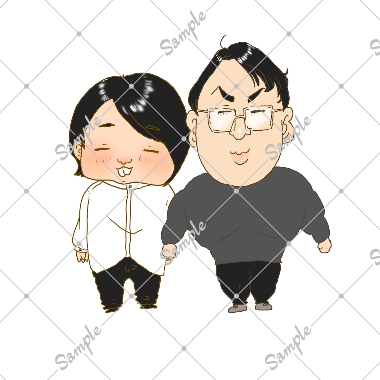 似顔絵イラスト・SNSアイコン描きます あなたの想いをカタチにします♪ イメージ2